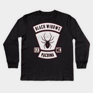 BLACK WIDOWS MOTORCYCLE CLUB Kids Long Sleeve T-Shirt